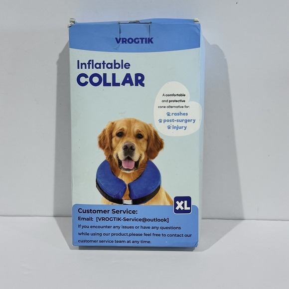 Other - New XL Adjustable Soft Inflatable‎ Collar For Dogs Post Surgery Rashes Or Injury